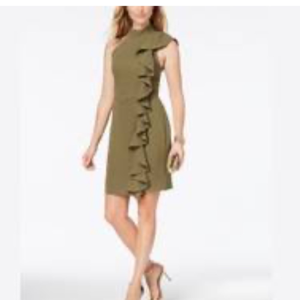 Adelyn Rae Women's Olive Dress